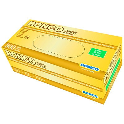 RONCO LRG DISPOSABLE POLY GLOVE